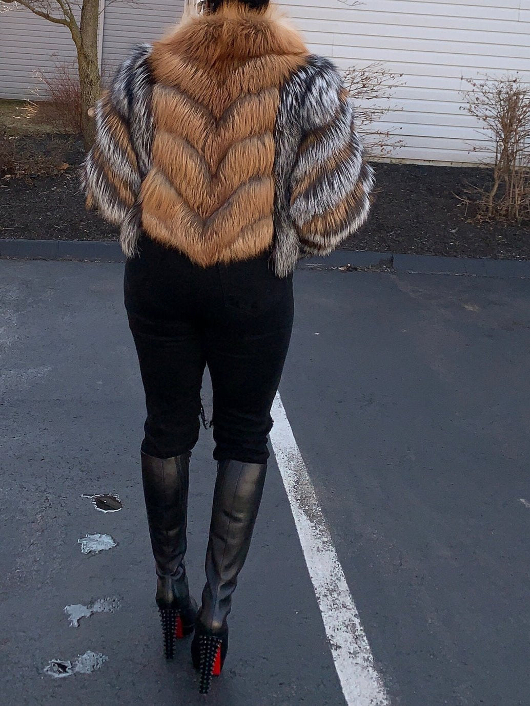 Fox Fur Patchwork Jacket（✔️Free shipping）