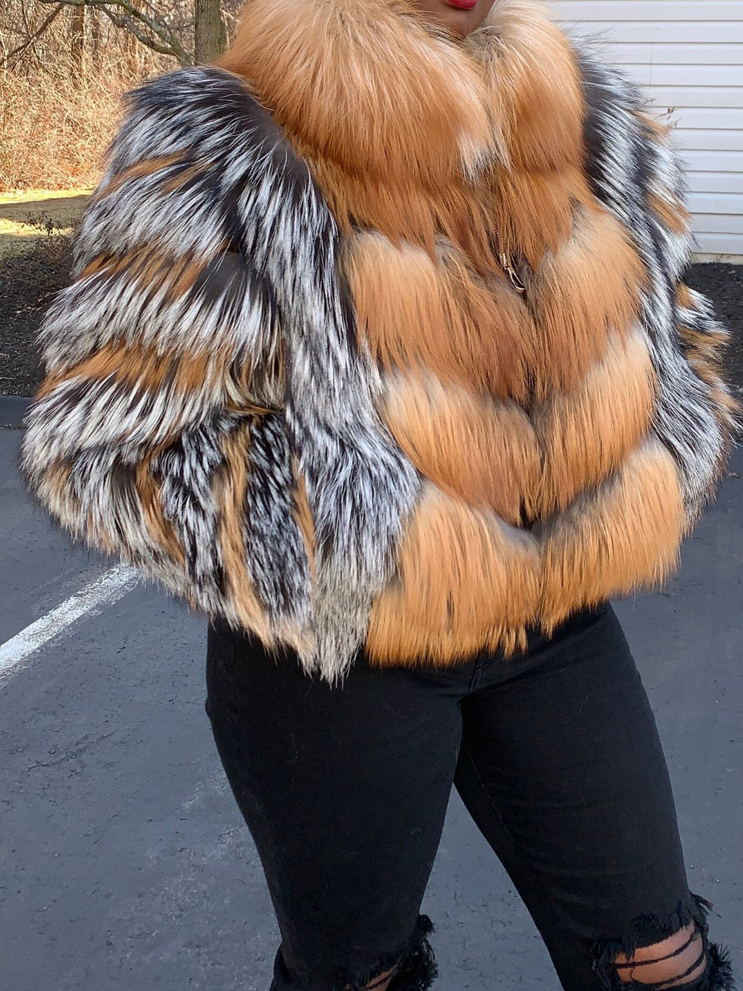 Fox Fur Patchwork Jacket（✔️Free shipping）